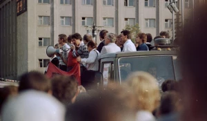 Барнаул во время Августовского путча. Август 1991 года.