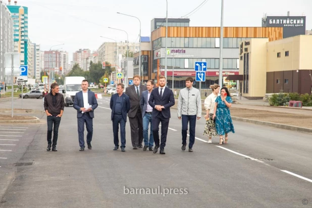 Открытие новой автомобильной дороги по улице Сиреневой.