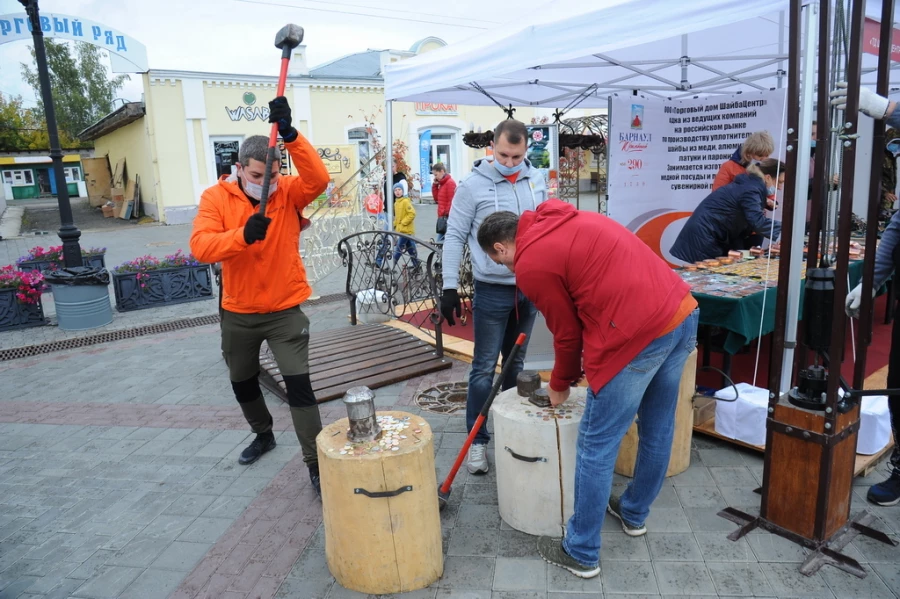 Празднование дня рождения Барнаула.
