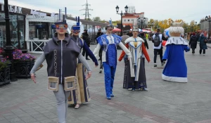 Празднование дня рождения Барнаула.