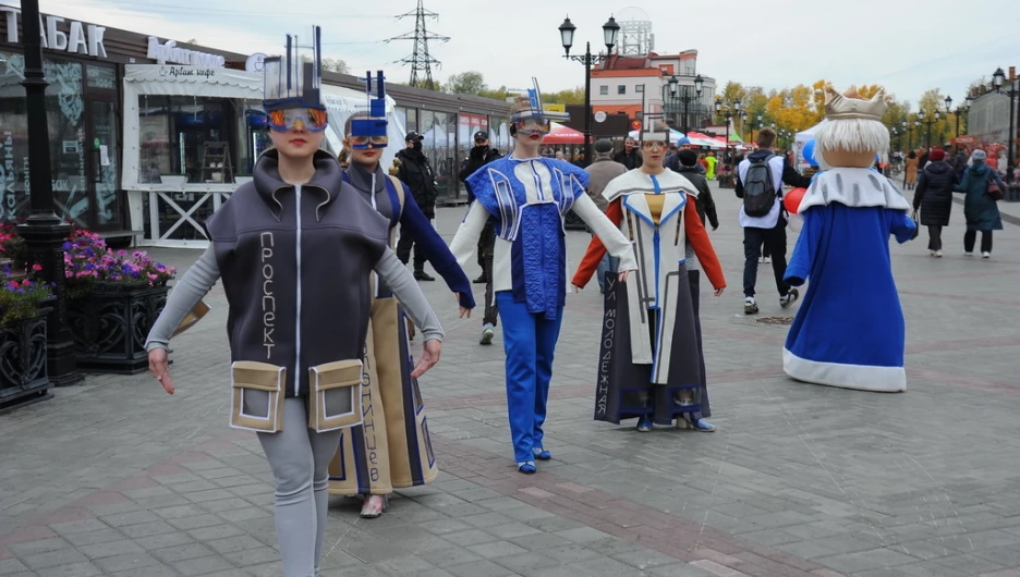 Празднование дня рождения Барнаула.