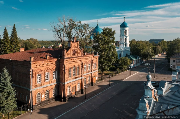 Бийск с высоты.