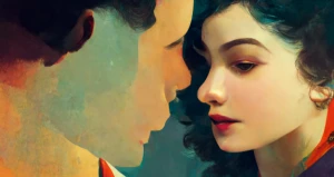 Романтика, придуманный идеал. Нейросеть.