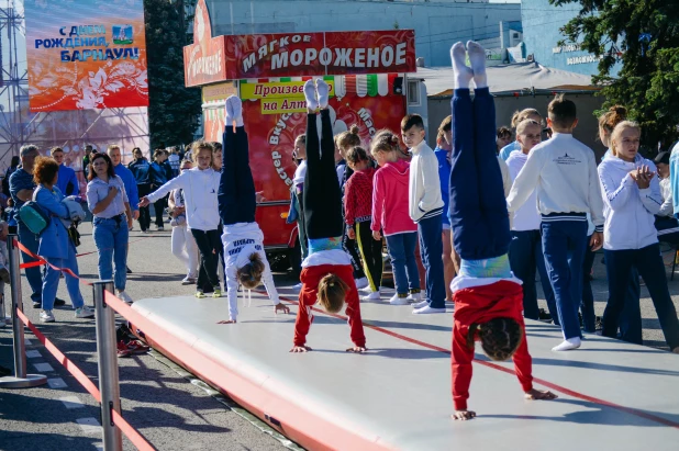 Спортивный праздник в День города Барнаула 03.09.2022.