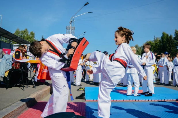 Спортивный праздник в День города Барнаула 03.09.2022.