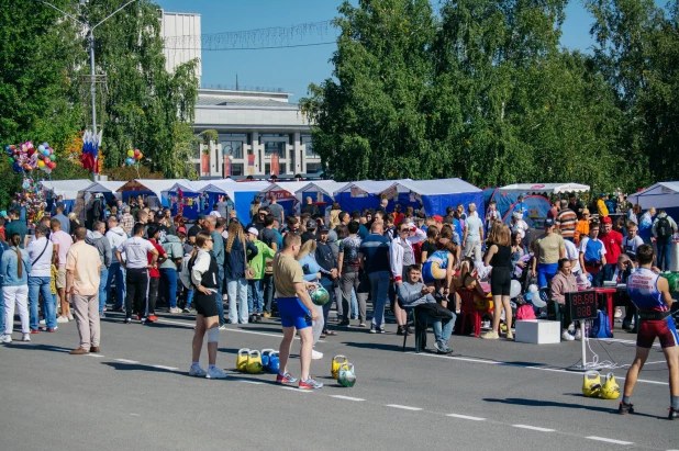 Спортивный праздник в День города Барнаула 03.09.2022.