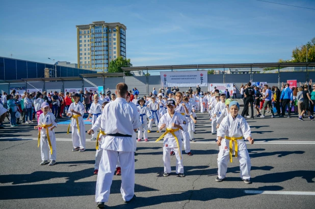 Спортивный праздник в День города Барнаула 03.09.2022.