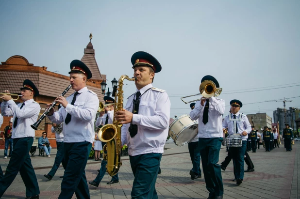 Выступление оркестра к Дню города Барнаула 2022.