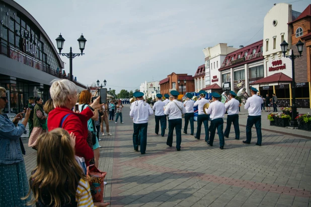 Выступление оркестра к Дню города Барнаула 2022.