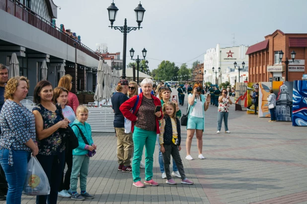 Выступление оркестра к Дню города Барнаула 2022.