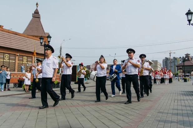 Выступление оркестра к Дню города Барнаула 2022.