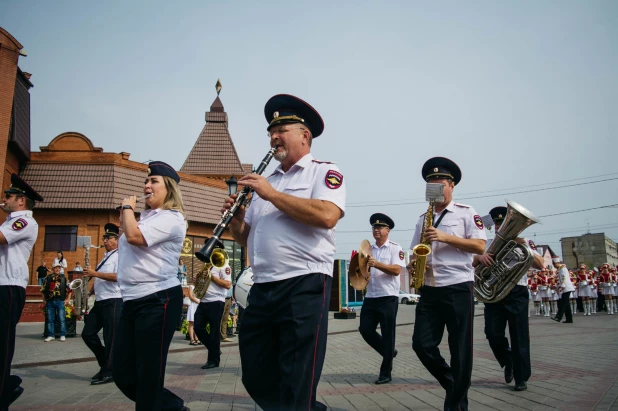 Выступление оркестра к Дню города Барнаула 2022.