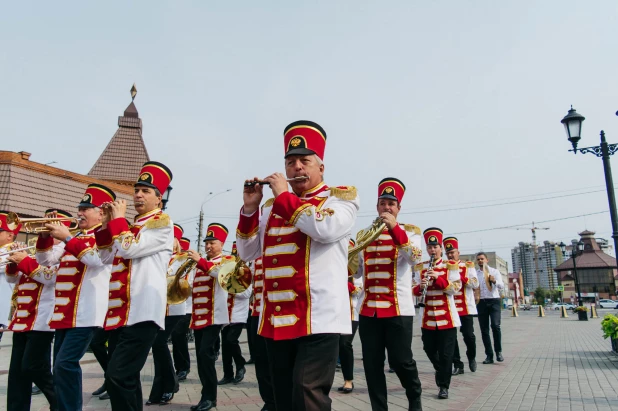 Выступление оркестра к Дню города Барнаула 2022.