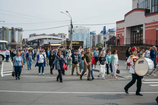 Выступление оркестра к Дню города Барнаула 2022.