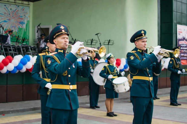 Выступление оркестра к Дню города Барнаула 2022.