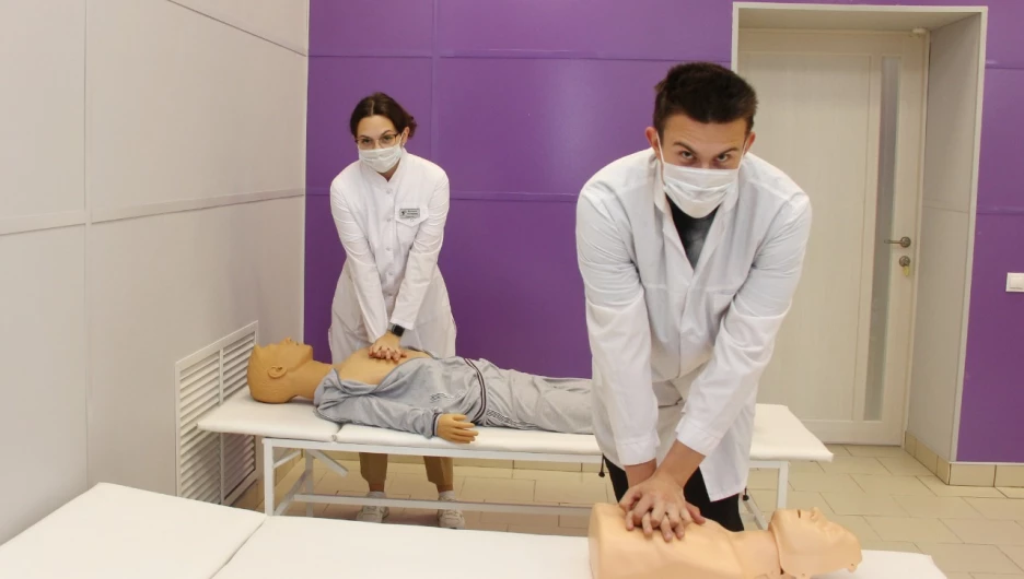 Симуляционный центр Барнаульского базового медицинского колледжа.