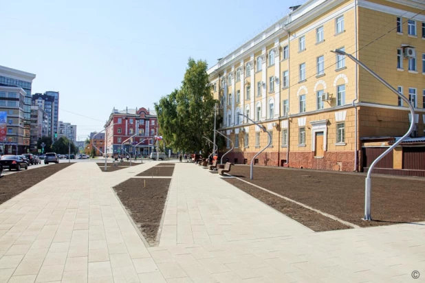 Благоустройство сквера медиков.