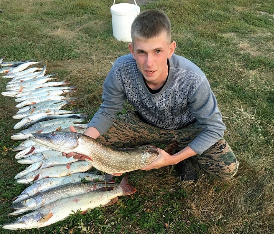 Удачная рыбалка.