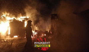 Пожар в Рубцовске