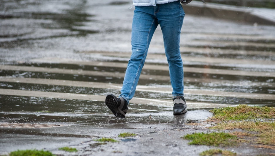 Как осенний дождь взбудоражил Барнаул 12.09.2022.