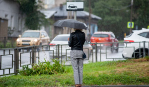 Как осенний дождь взбудоражил Барнаул 12.09.2022.