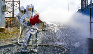 Учения по ликвидации условного возгорания на Корбалихинском руднике. 