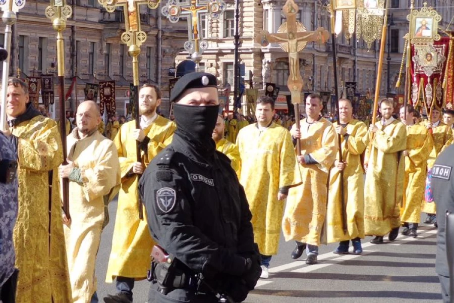 Крестный ход, Санкт-Петербург.