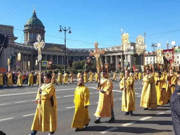 Крестный ход, Санкт-Петербург.