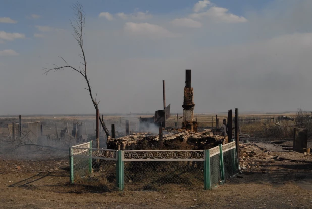 Пожар в Николаевке 2010.