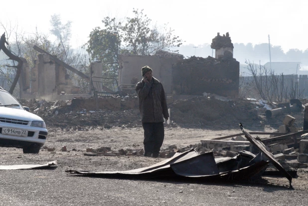 Пожар в Николаевке 2010.