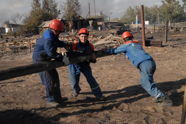 Пожар в Николаевке 2010.