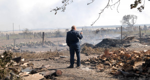 Пожар в Николаевке 2010.