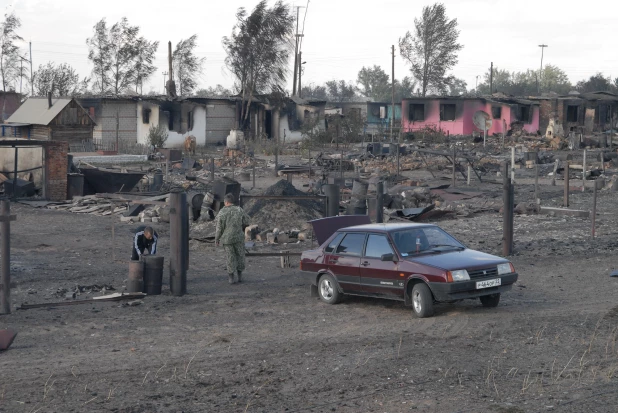 Пожар в Николаевке 2010.