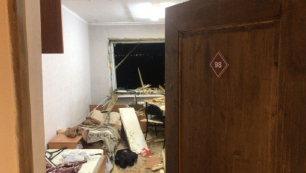 Последствия урагана в Курске.