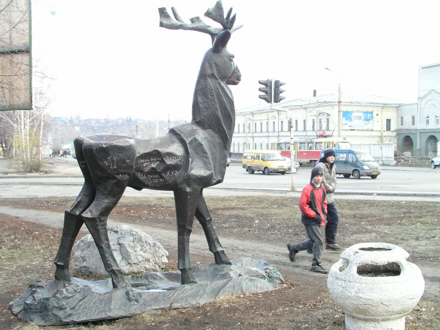 Олень с Красноармейского проспекта.