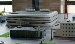 Презентация проекта нового аэровокзала в барнаульском аэропорту.