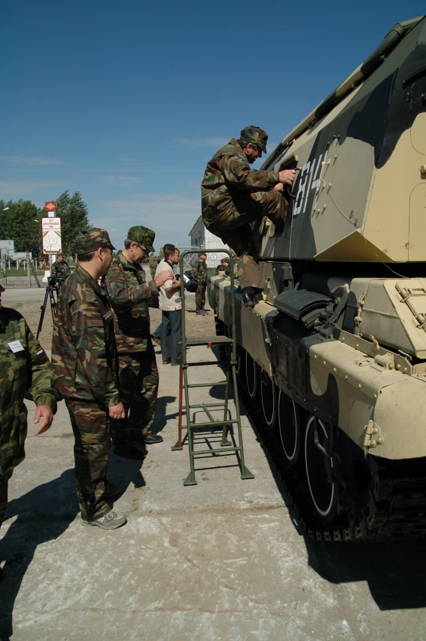 Военные сборы в Алейске, 15 июля 2005 год.