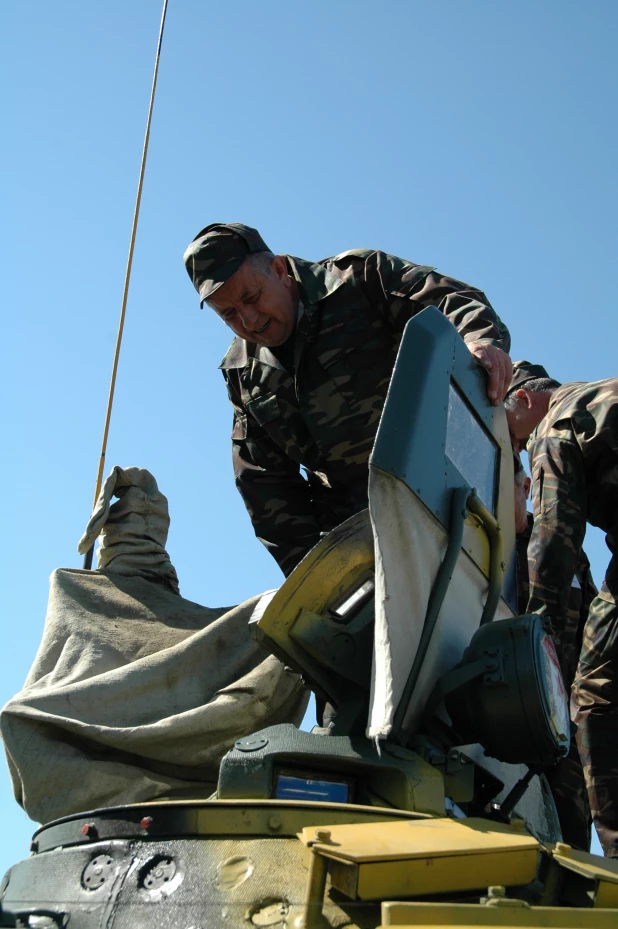 Военные сборы в Алейске, 15 июля 2005 год.