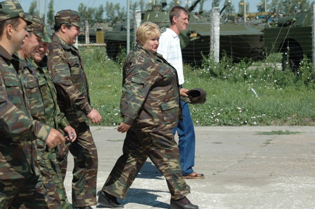 Военные сборы в Алейске, 15 июля 2005 год.