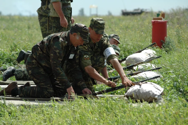 Военные сборы в Алейске, 15 июля 2005 год.