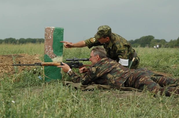 Военные сборы в Алейске, 15 июля 2005 год.