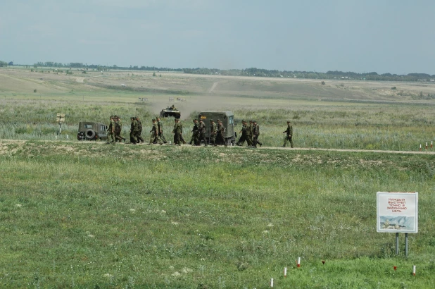 Военные сборы в Алейске, 15 июля 2005 год.