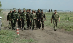 Военные сборы в Алейске, 15 июля 2005 год.