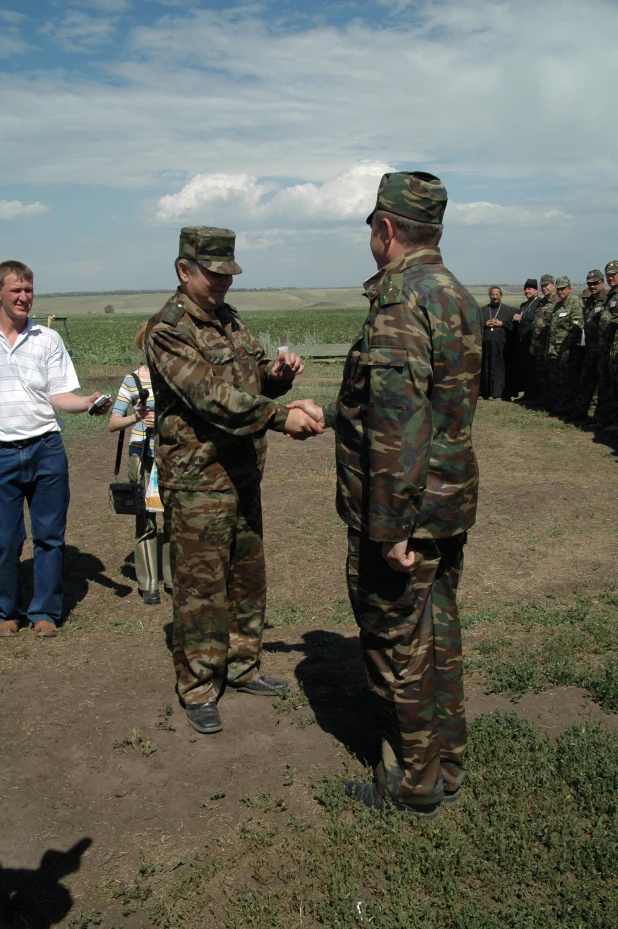 Военные сборы в Алейске, 15 июля 2005 год.