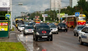 Улица Попова в Барнауле.