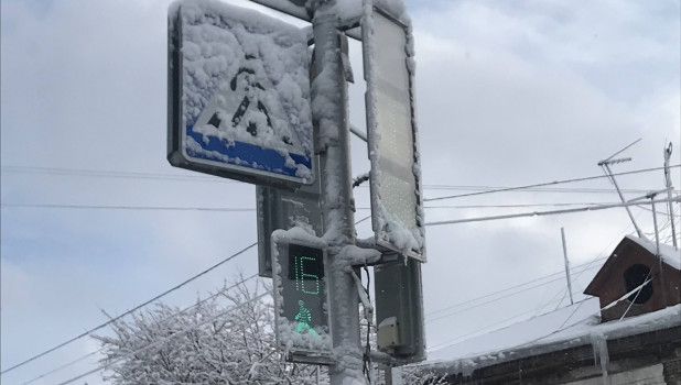 Зима в Барнауле.