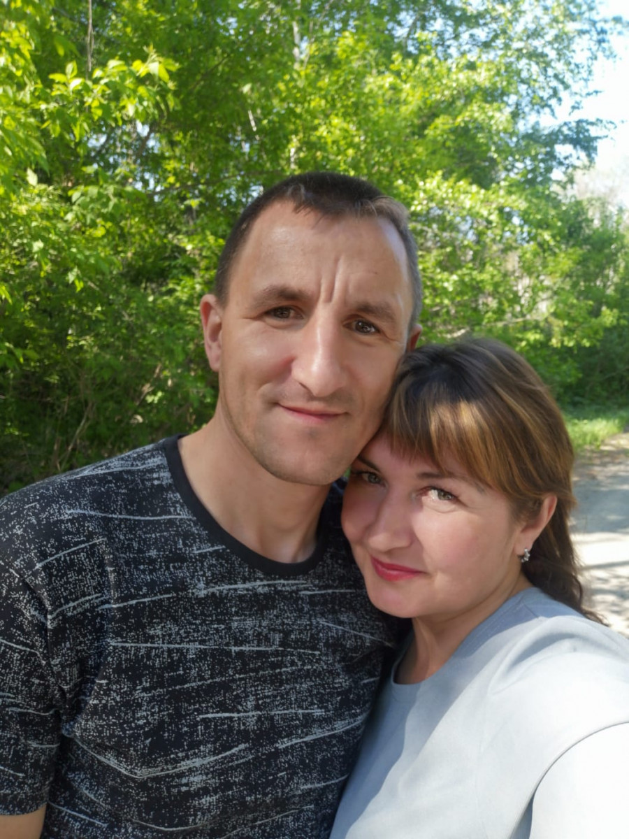 Анна Литвинова с мужем.