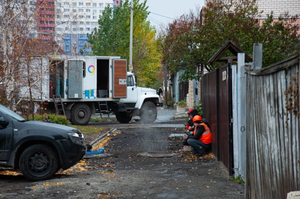 Ремонт дороги и тротуаров на ул. Никитина. 20.10.2022