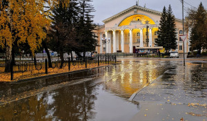 Улицы затопило после дождей в Бийске.
