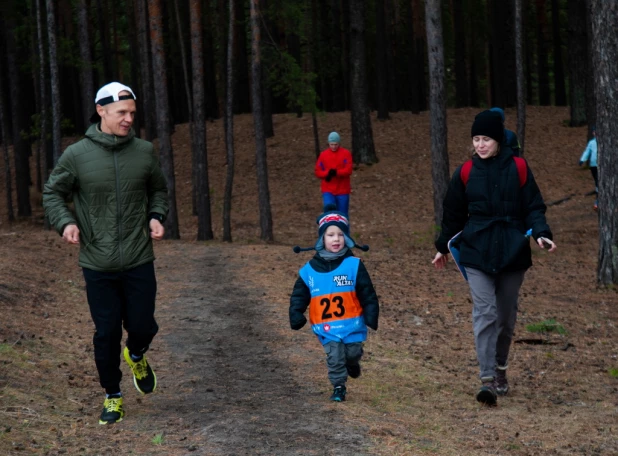 Забег Yolochka Trail в Барнауле. 